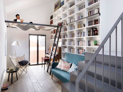 A 50s House Turned into a Cozy Modern Home for a Young Couple and Children in Madrid by Egue y Seta (28)