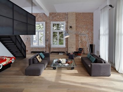 A Beautiful Modern House Full of History and Charm on the Lauriergracht in Amsterdam by Witteveen Architects (3)