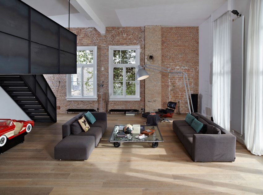A Beautiful Modern House Full of History and Charm on the Lauriergracht in Amsterdam by Witteveen Architects (3)