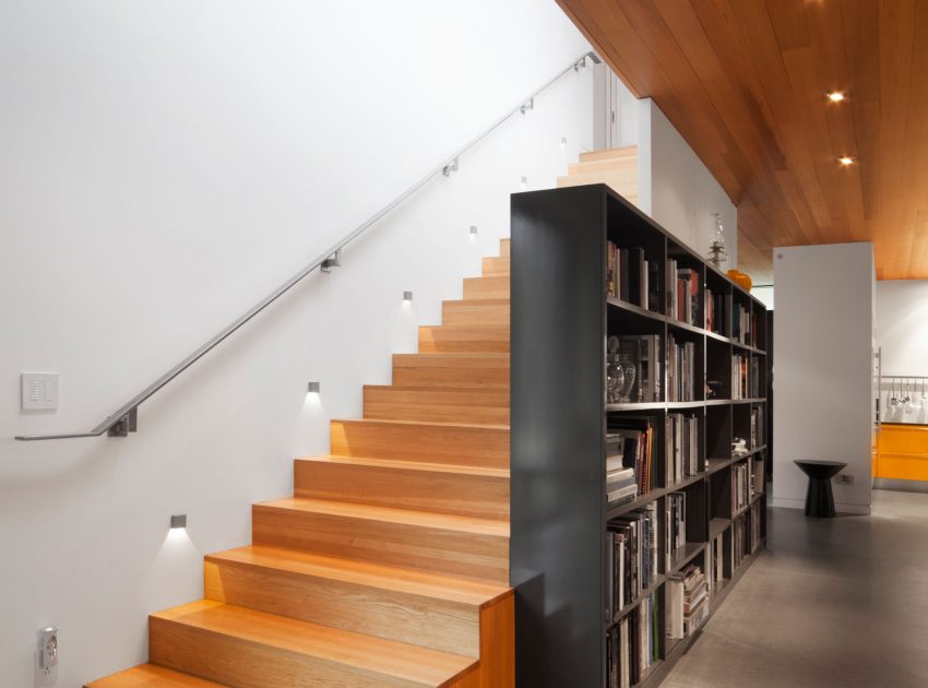 An Elegant Bi-Generational Family Cottage on a Large Wooded Lot near Sutton, Quebec by Les architectes FABG (10)