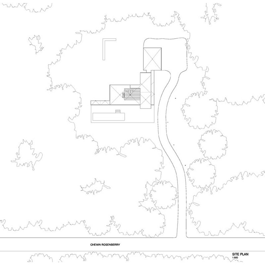 An Elegant Bi-Generational Family Cottage on a Large Wooded Lot near Sutton, Quebec by Les architectes FABG (19)