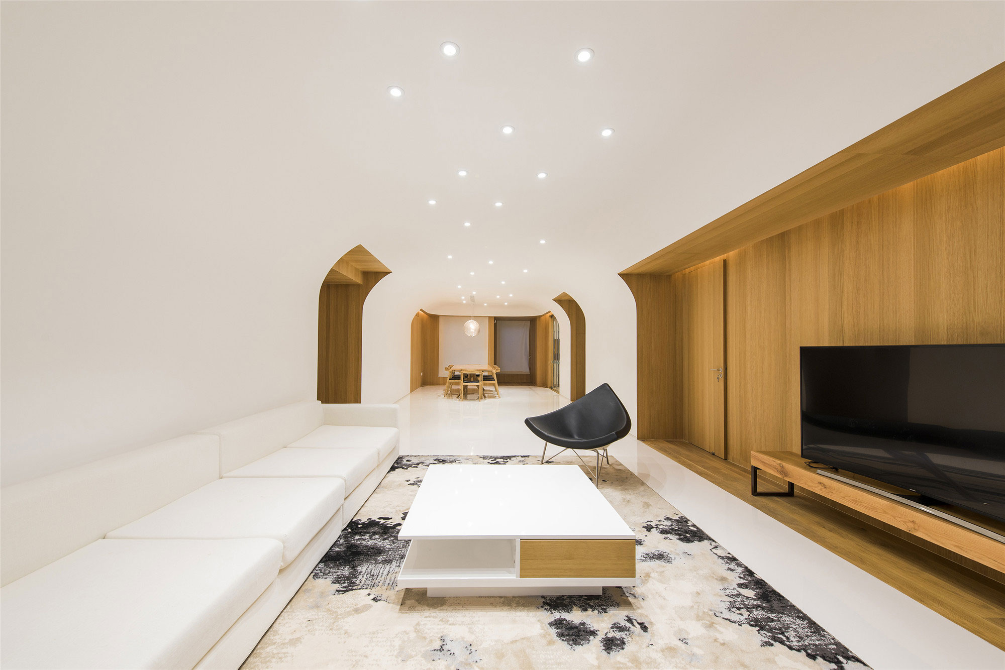 A Bright Contemporary Townhouse Full of Character in the Chaoyang District of Beijing by ARCHSTUDIO (2)