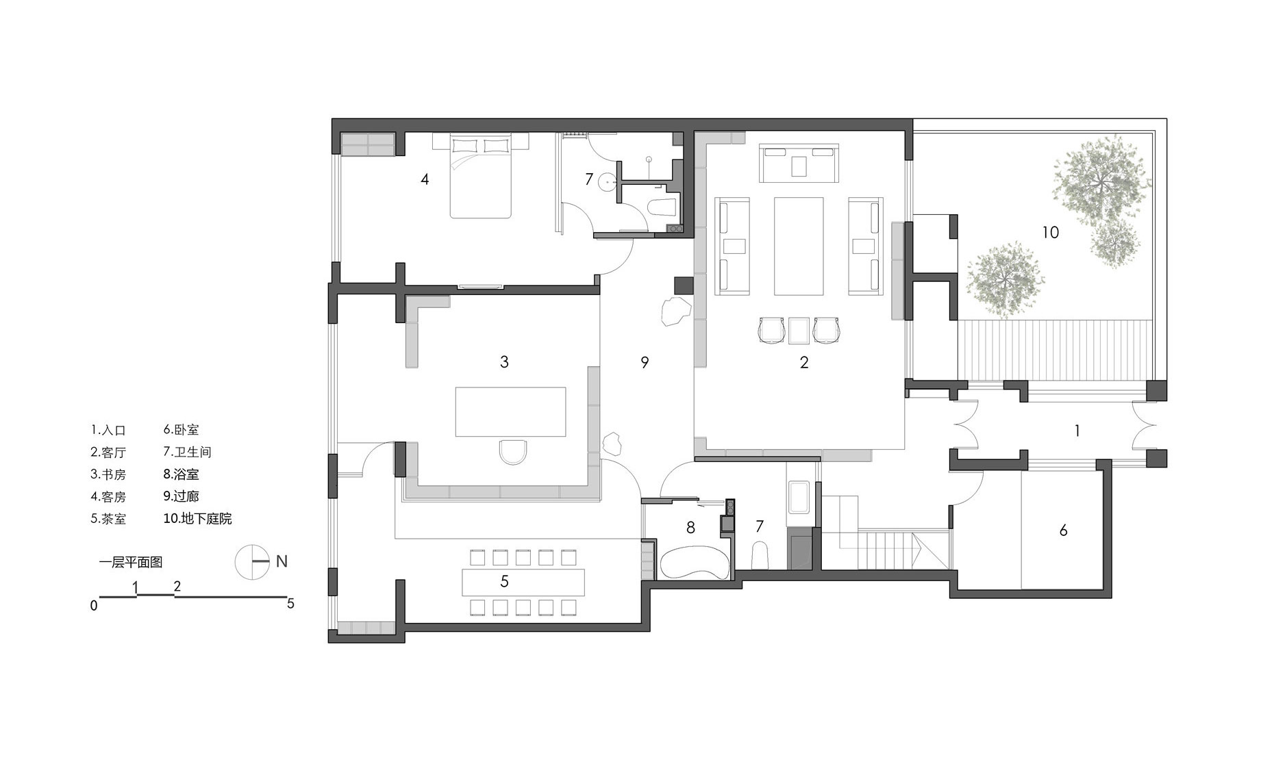 A Bright Contemporary Townhouse Full of Character in the Chaoyang District of Beijing by ARCHSTUDIO (26)