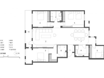 A Bright Contemporary Townhouse Full of Character in the Chaoyang District of Beijing by ARCHSTUDIO (28)