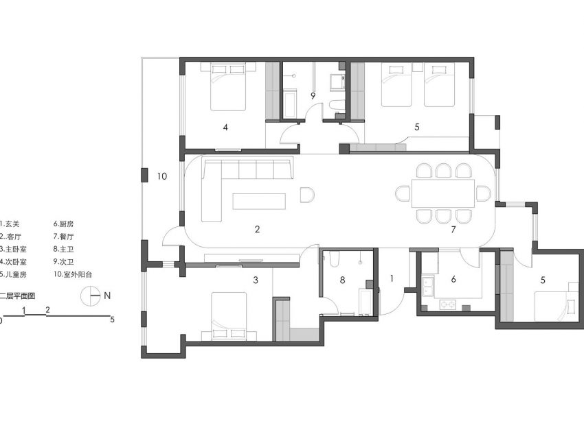 A Bright Contemporary Townhouse Full of Character in the Chaoyang District of Beijing by ARCHSTUDIO (28)