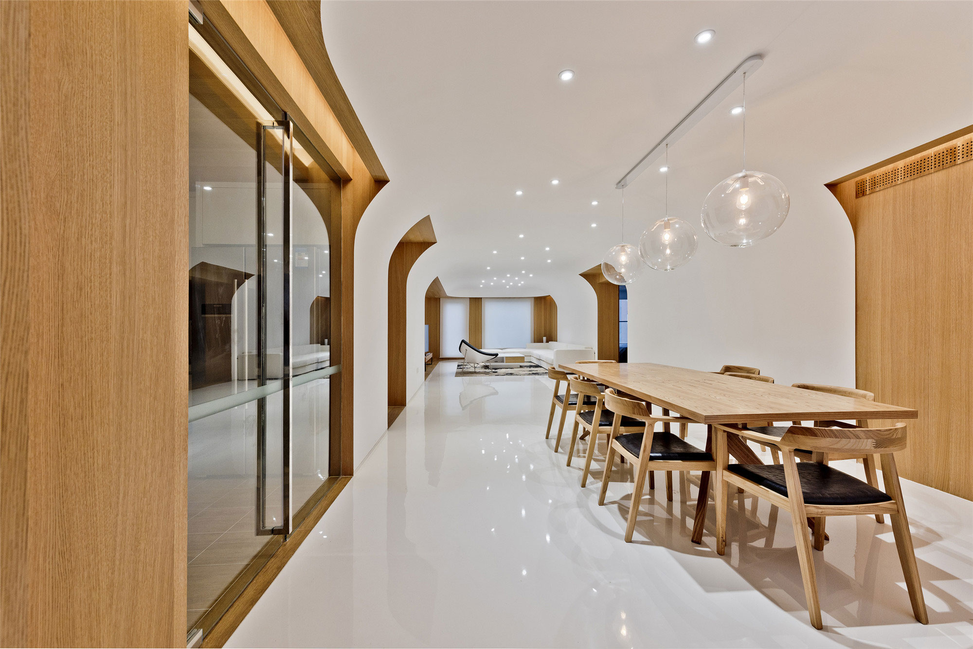 A Bright Contemporary Townhouse Full of Character in the Chaoyang District of Beijing by ARCHSTUDIO (7)