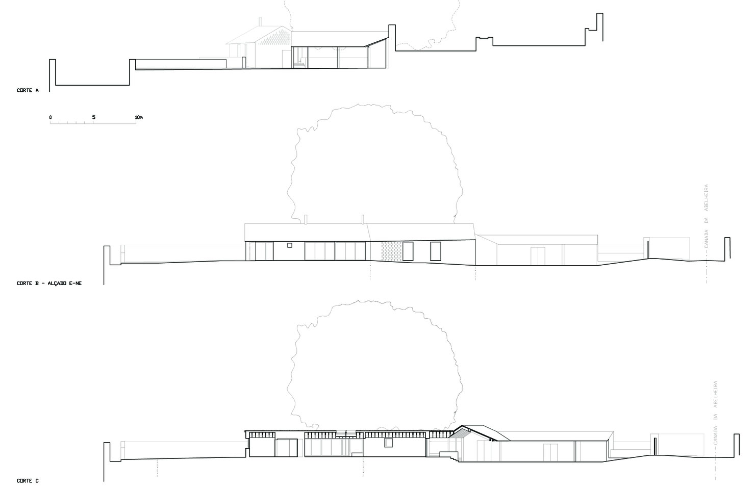 A Bright Contemporary Red Home Consists of Two Volumes Connected by a Wide Corridor in Ponta Delgada by Pedro Mauricio Borges (26)