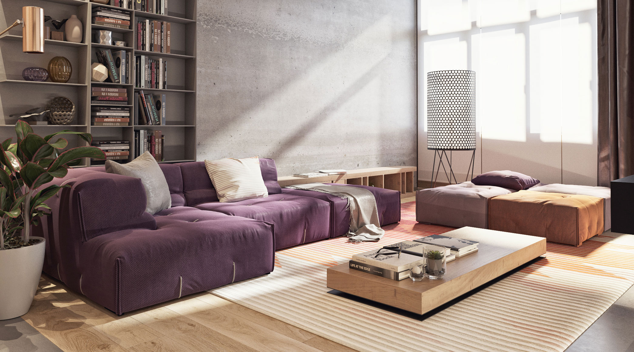 A Bright and Colorful Modern Penthouse in Kiev for a Family of Two by S&T Architects (1)
