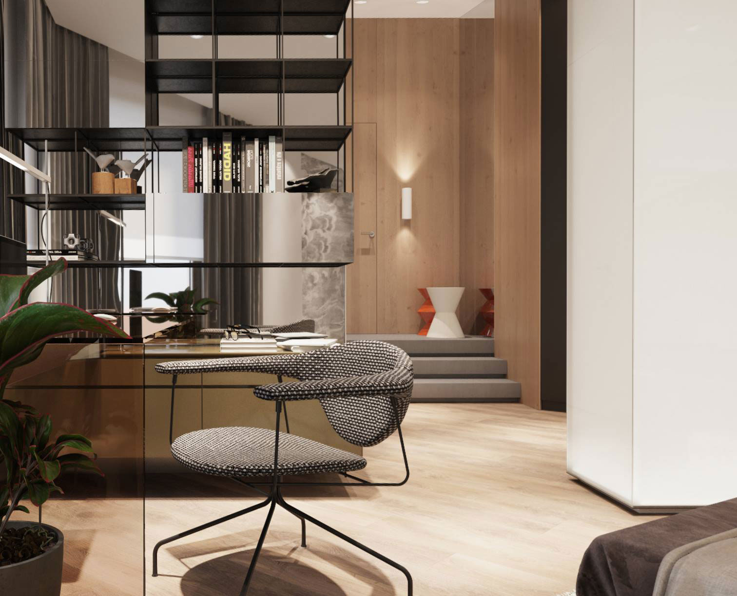 A Bright and Colorful Modern Penthouse in Kiev for a Family of Two by S&T Architects (12)