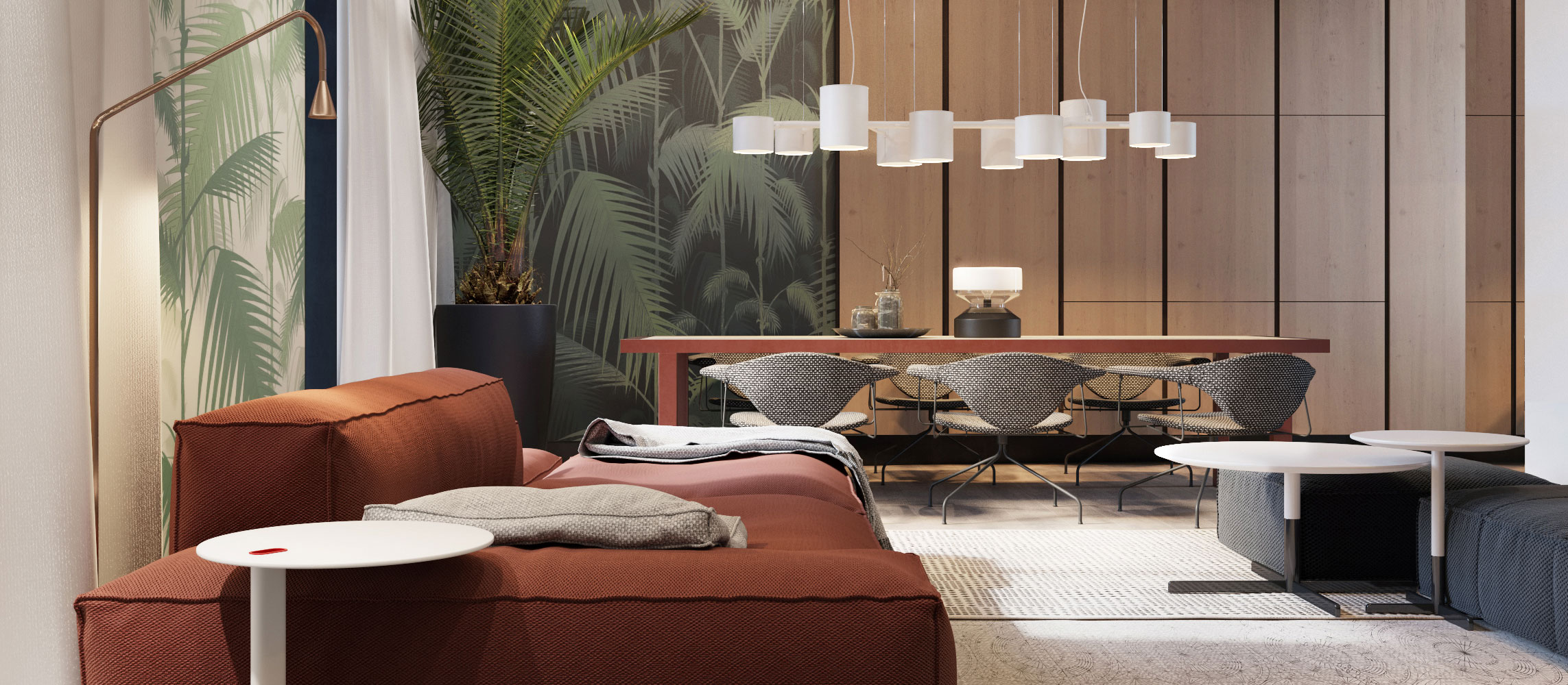 A Bright and Colorful Modern Penthouse in Kiev for a Family of Two by S&T Architects (2)