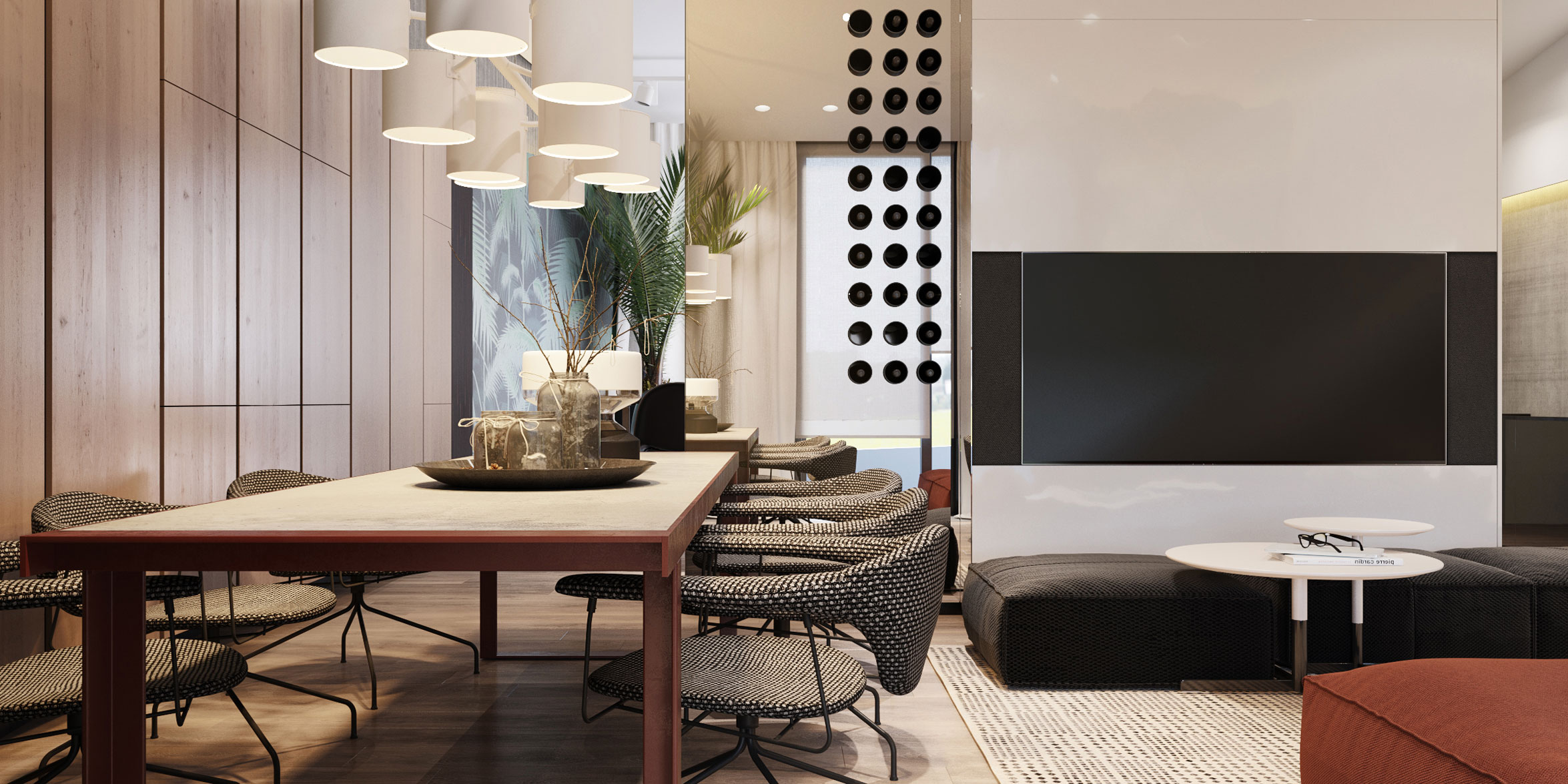 A Bright and Colorful Modern Penthouse in Kiev for a Family of Two by S&T Architects (5)