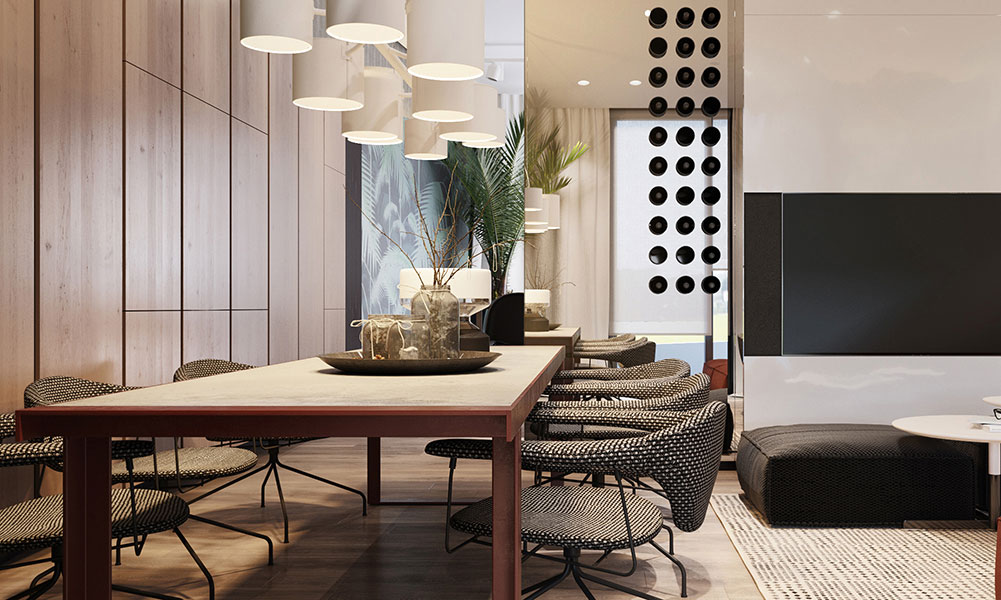 A Bright and Colorful Modern Penthouse in Kiev for a Family of Two by S&T Architects (6)