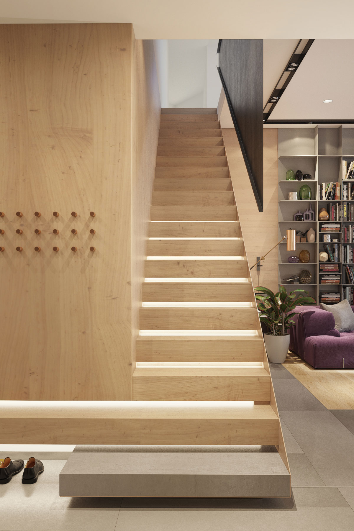 A Bright and Colorful Modern Penthouse in Kiev for a Family of Two by S&T Architects (7)