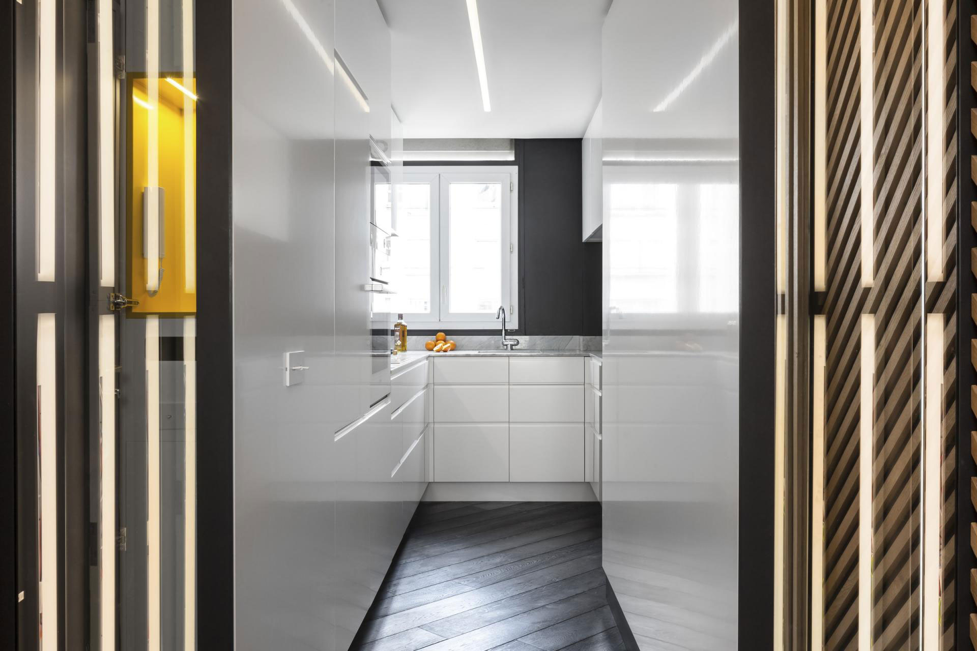 A Cheerful Apartment in Blue, Yellow and White for a Father and Son in Paris by Agence Glenn Medioni (8)