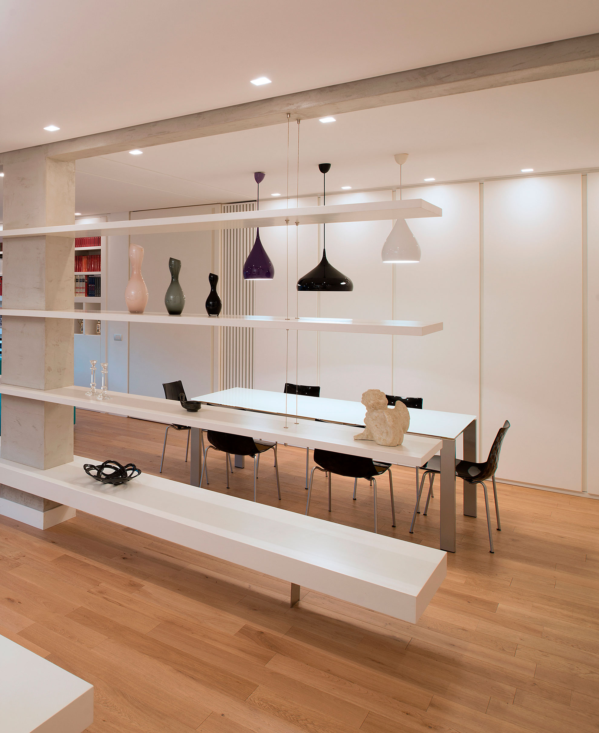 A Chic Contemporary Home with Colorful and Elegant Industrial Elements in Rome by Arabella Rocca (7)