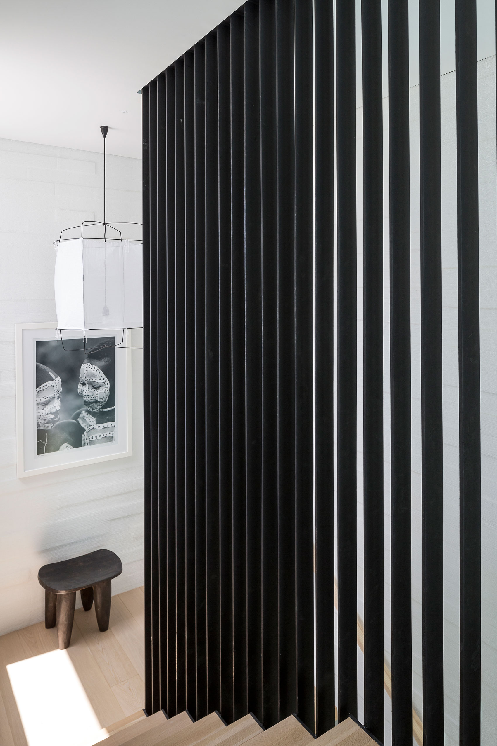 A Contemporary Family Home Greeted by a Double Height Entryway in Omaha, New Zealand by Julian Guthrie (21)