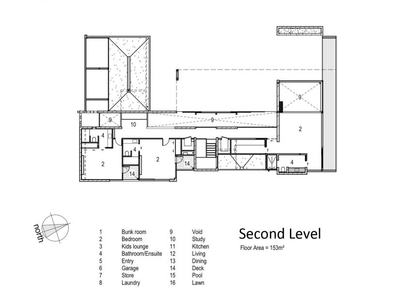 A Contemporary Family Home Greeted by a Double Height Entryway in Omaha, New Zealand by Julian Guthrie (27)