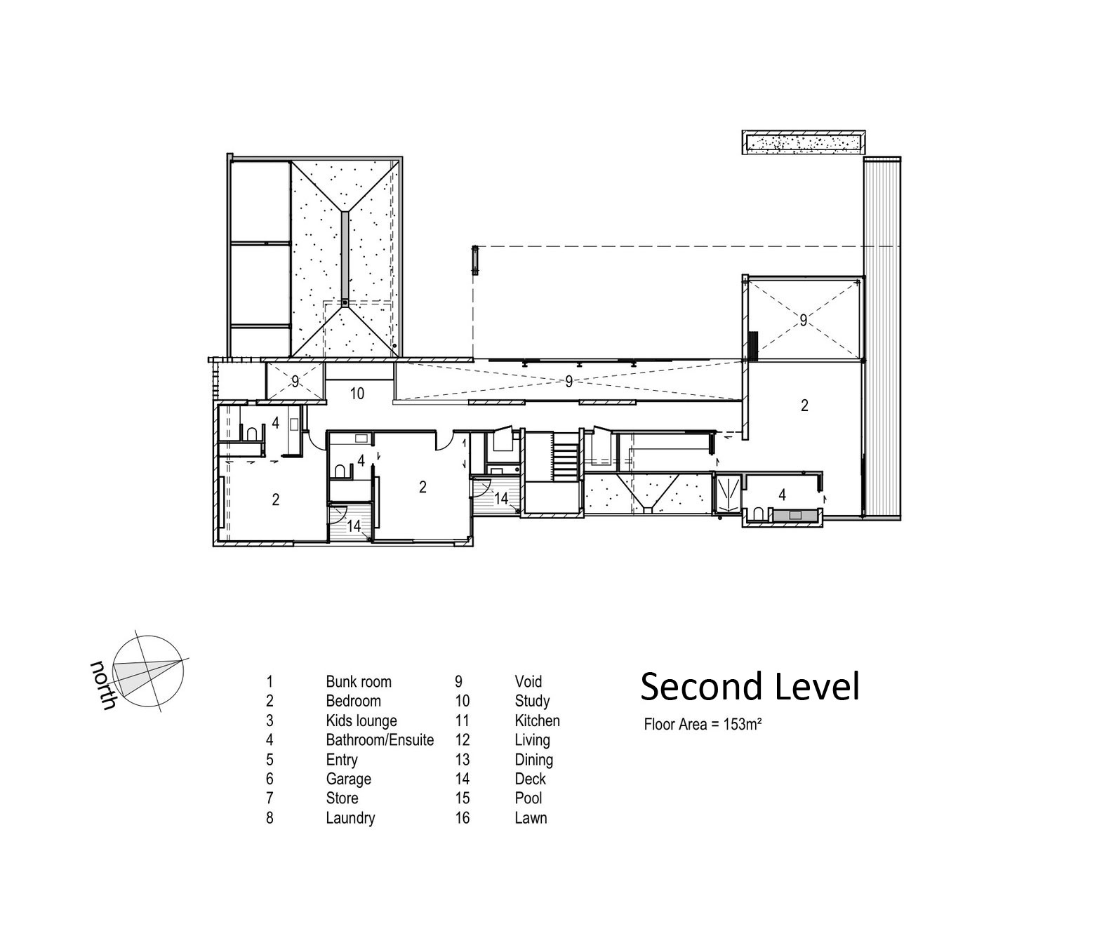 A Contemporary Family Home Greeted by a Double Height Entryway in Omaha, New Zealand by Julian Guthrie (27)