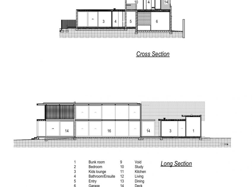 A Contemporary Family Home Greeted by a Double Height Entryway in Omaha, New Zealand by Julian Guthrie (30)