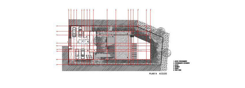 A Contemporary Glass Home Composed of Two Geometric Concrete Volumes in Mexico City by grupoarquitectura (25)