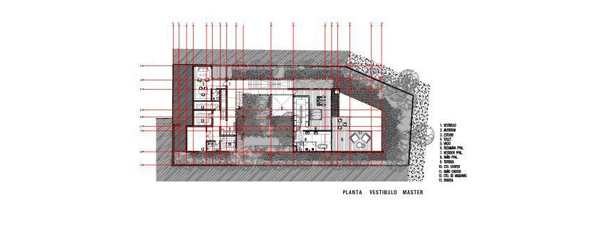 A Contemporary Glass Home Composed of Two Geometric Concrete Volumes in Mexico City by grupoarquitectura (28)