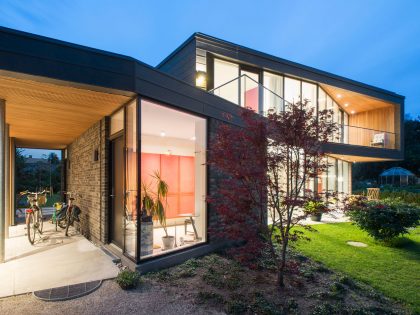 A Beautiful Contemporary House Surrounded by Nature on Three Sides in Aarhus, Denmark by C.F. Møller (13)