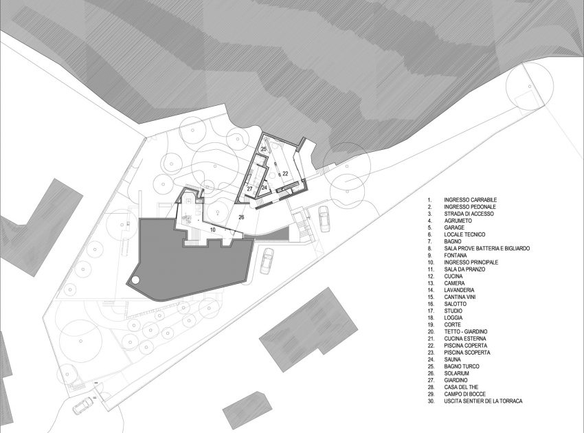 A Contemporary Villa with Indoor Swimming Pool in Roquebrune-Cap-Martin, France by A2CM & Ceschia e Mentil Architetti Associati (23)