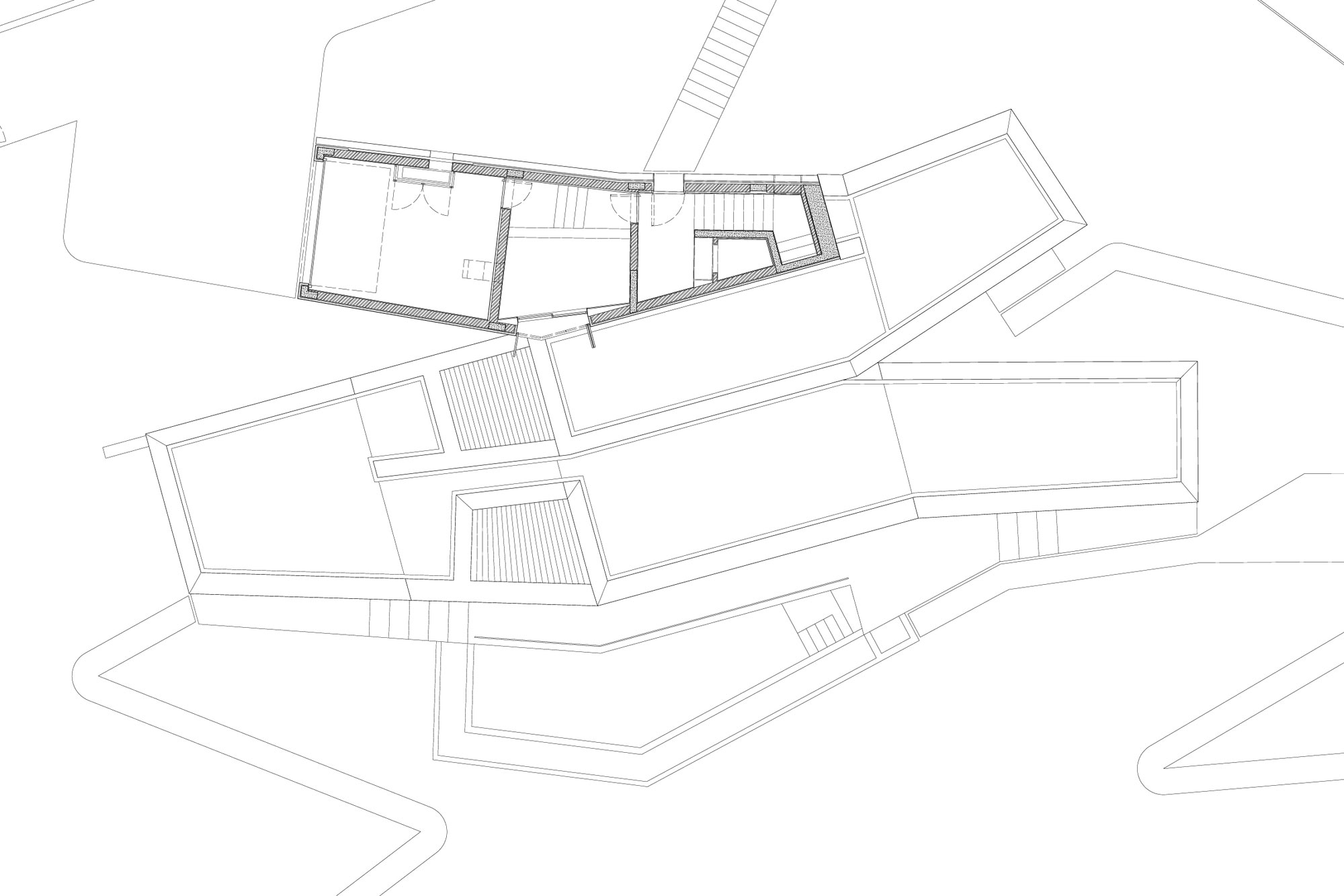 A Contemporary Zigzag-Shaped House Surrounded by Vineyards and Olive Trees in Gateira, Portugal by Camarim Arquitectos (29)