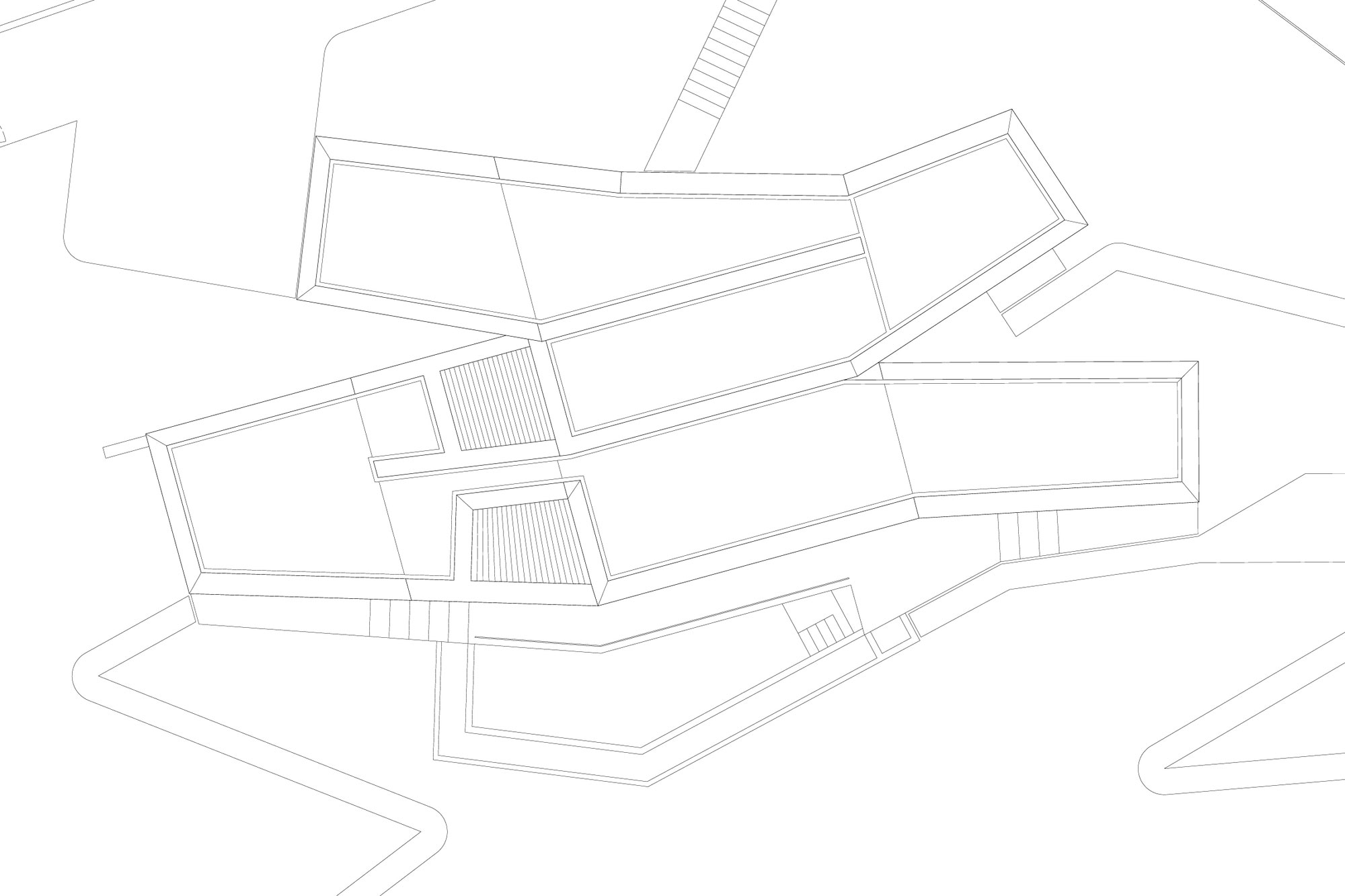 A Contemporary Zigzag-Shaped House Surrounded by Vineyards and Olive Trees in Gateira, Portugal by Camarim Arquitectos (30)