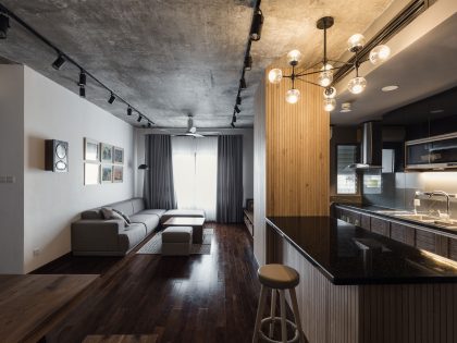 A Cozy and Elegant Apartment Full of Warmth Character in Hanoi, Vietnam