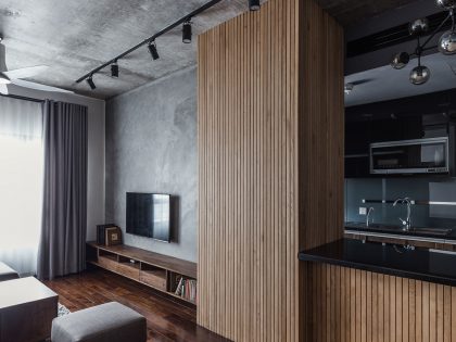 A Cozy and Elegant Apartment Full of Warmth Character in Hanoi, Vietnam by Le Studio (3)