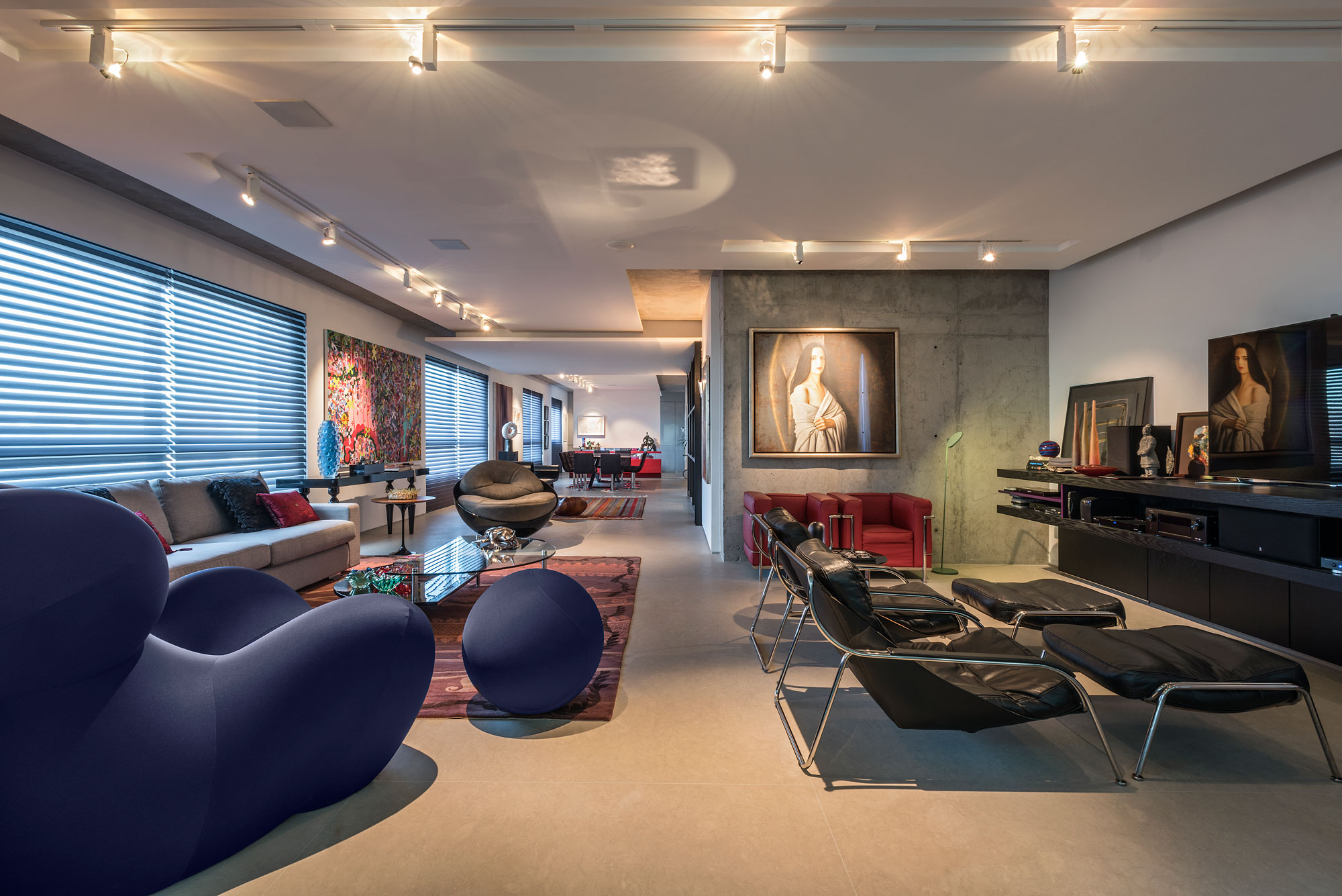 A Hip and Colorful Apartment for an Art Collector in Belo Horizonte, Brazil by 2arquitetos (4)