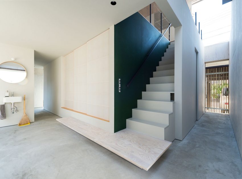 A Hip and Modern Industrial Home for a Family of Three in Nagaoka, Japan by Takeru Shoji Architects (4)