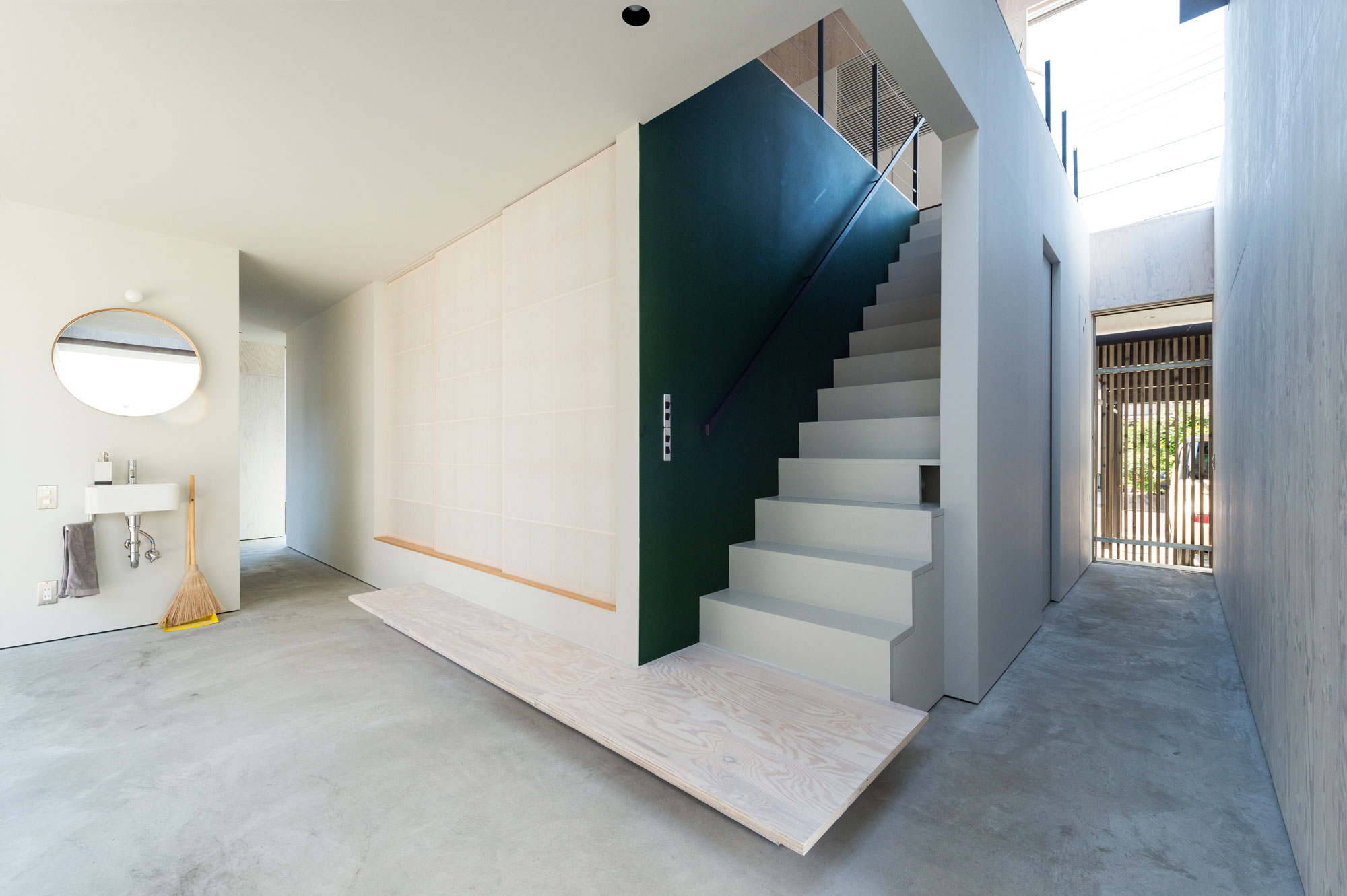 A Hip and Modern Industrial Home for a Family of Three in Nagaoka, Japan by Takeru Shoji Architects (4)