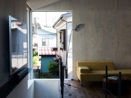 A Hip and Modern Industrial Home for a Family of Three in Nagaoka, Japan by Takeru Shoji Architects (8)