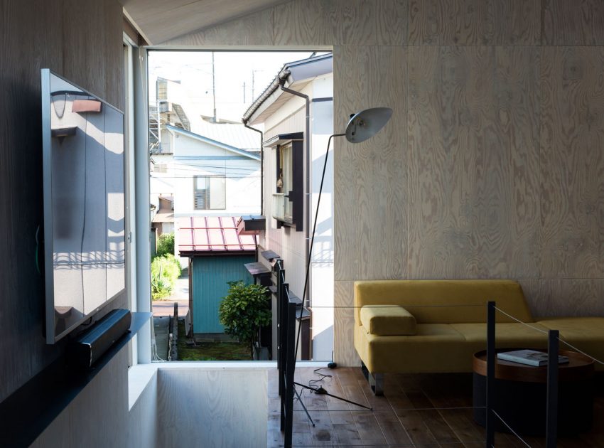 A Hip and Modern Industrial Home for a Family of Three in Nagaoka, Japan by Takeru Shoji Architects (8)