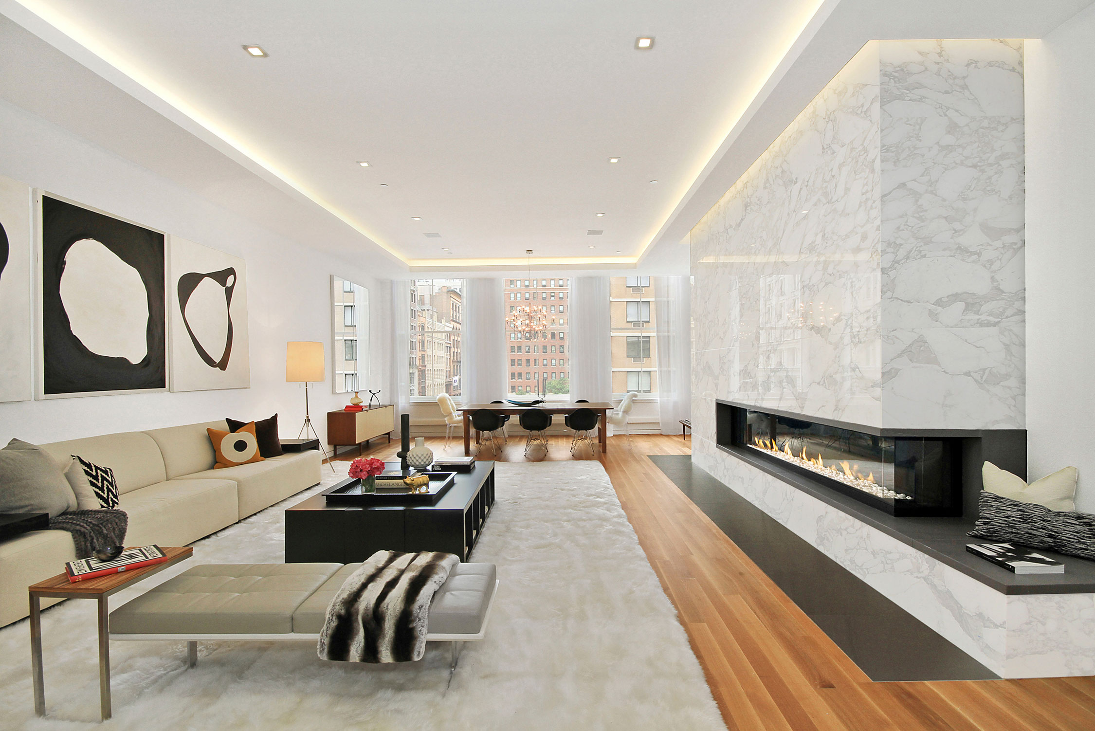 A Lavish Contemporary Apartment Full of Captivating Elegance in New York City by Escobar Design by Lemay (1)
