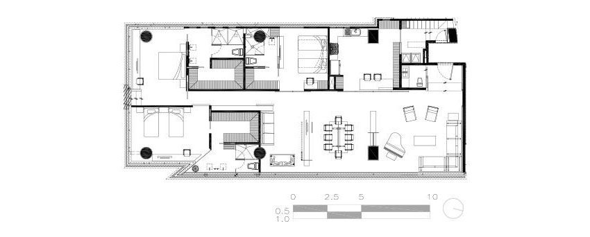 A Light-Filled Contemporary Apartment with Lots of Open and Semi-Open Space in Mexico City by Archetonic (16)