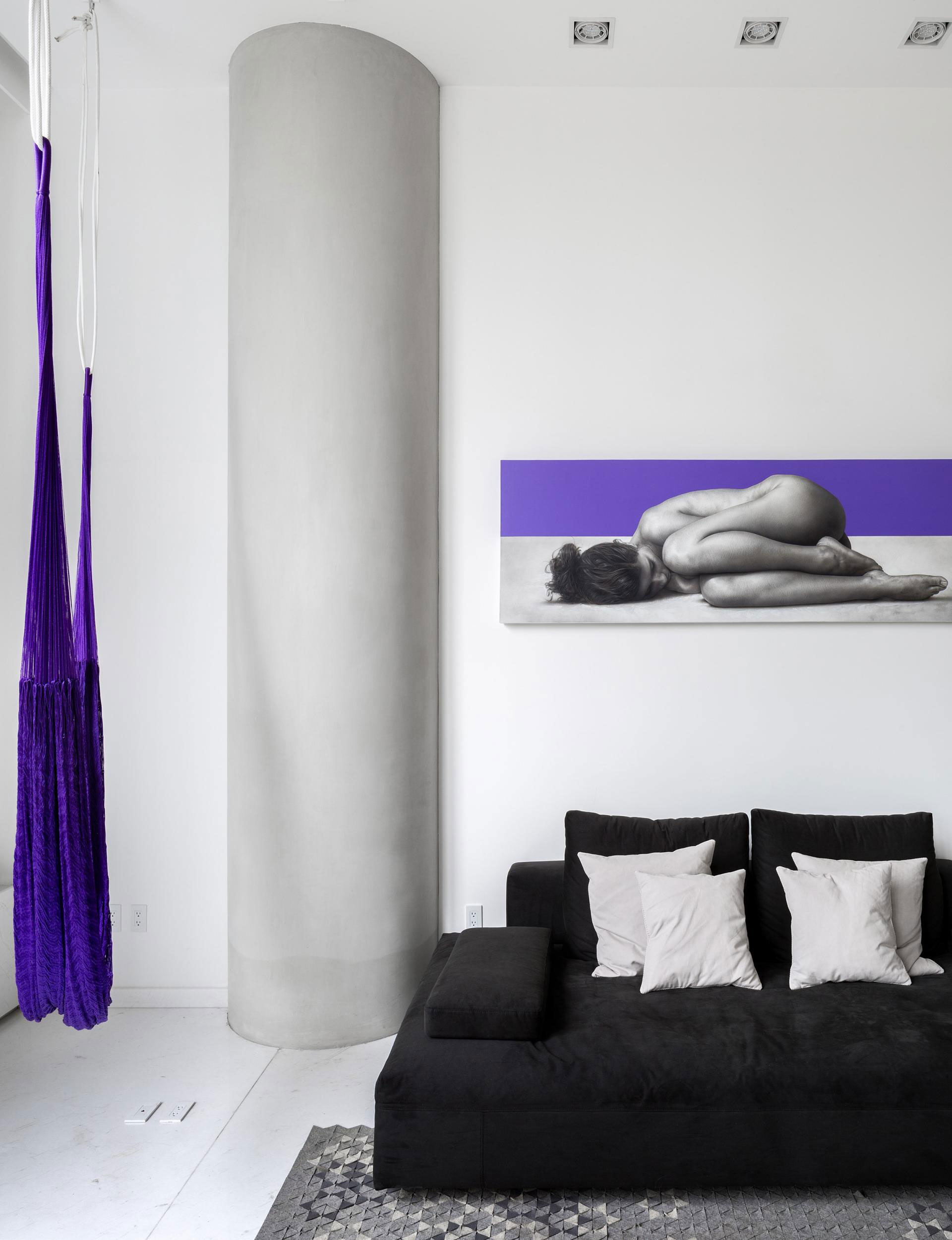 A Light-Filled Contemporary Apartment with Lots of Open and Semi-Open Space in Mexico City by Archetonic (3)