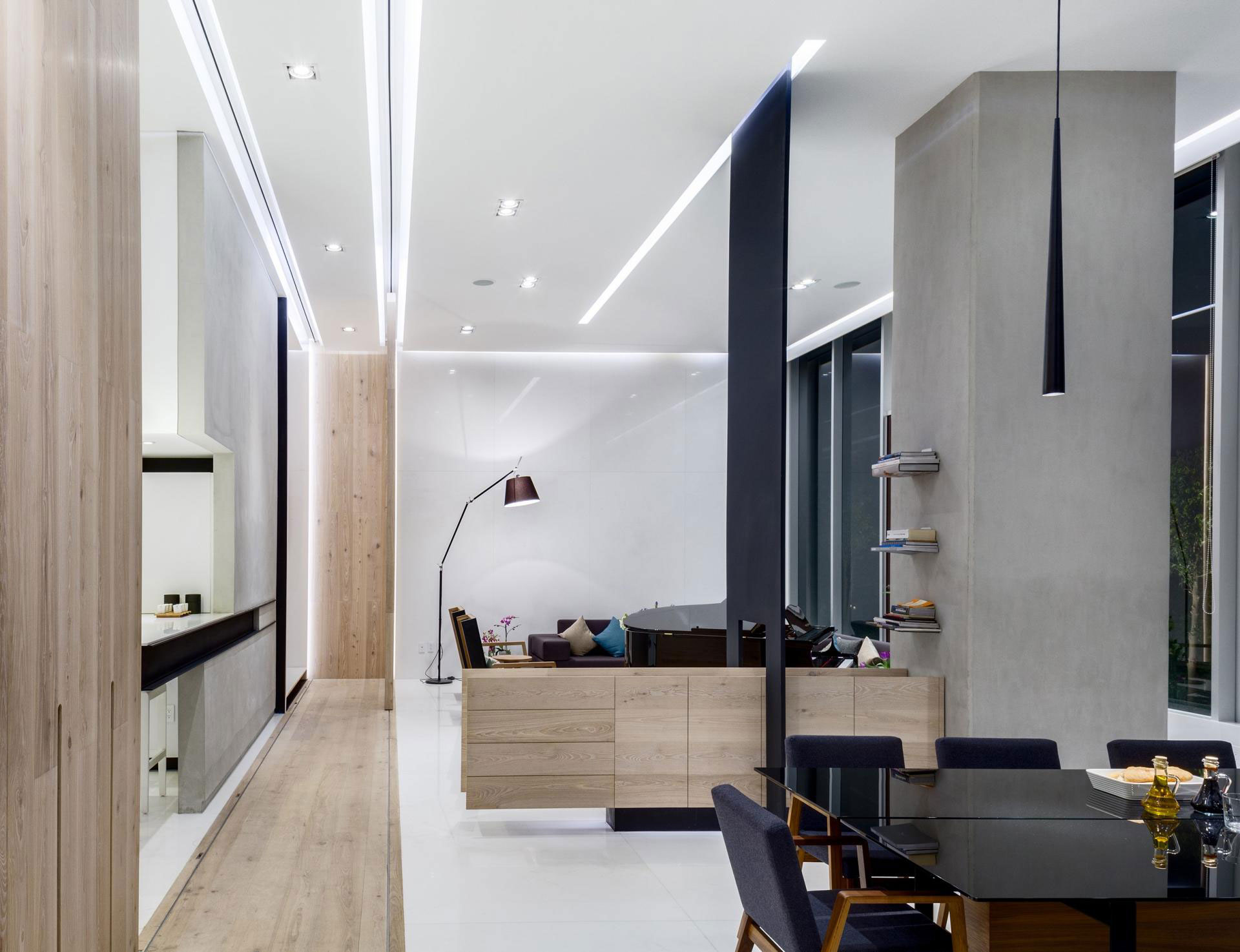 A Light-Filled Contemporary Apartment with Lots of Open and Semi-Open Space in Mexico City by Archetonic (5)