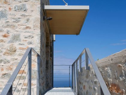 A Spacious Light-Filled Home with Stone Walls and Unique Style on Skiathos, Greece by HHH Architects (12)