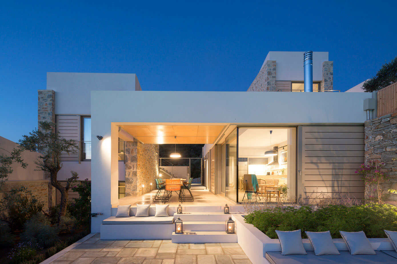 A Spacious Light-Filled Home with Stone Walls and Unique Style on Skiathos, Greece by HHH Architects (18)
