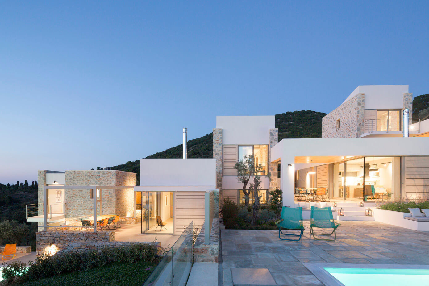 A Spacious Light-Filled Home with Stone Walls and Unique Style on Skiathos, Greece by HHH Architects (19)