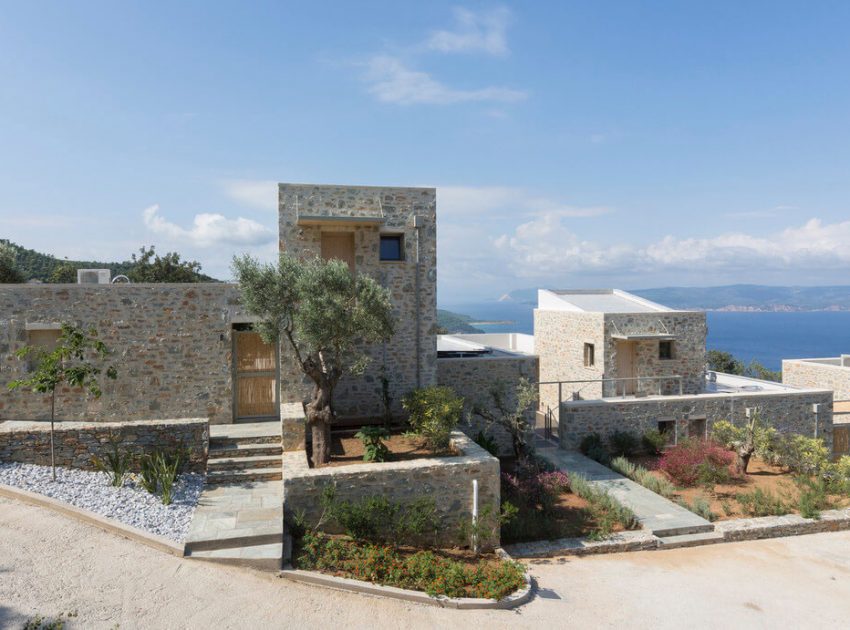 A Spacious Light-Filled Home with Stone Walls and Unique Style on Skiathos, Greece by HHH Architects (4)