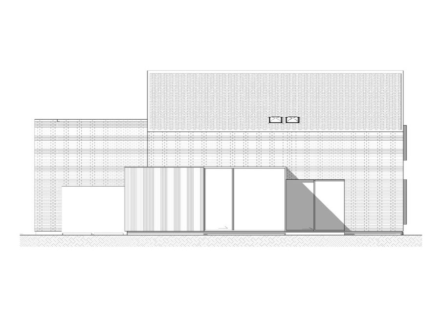 A Luminous House Divided in Two Separate Volumes Surrounded by Vast Green on Aalter, Belgium by Architektuurburo Dirk Hulpia (55)