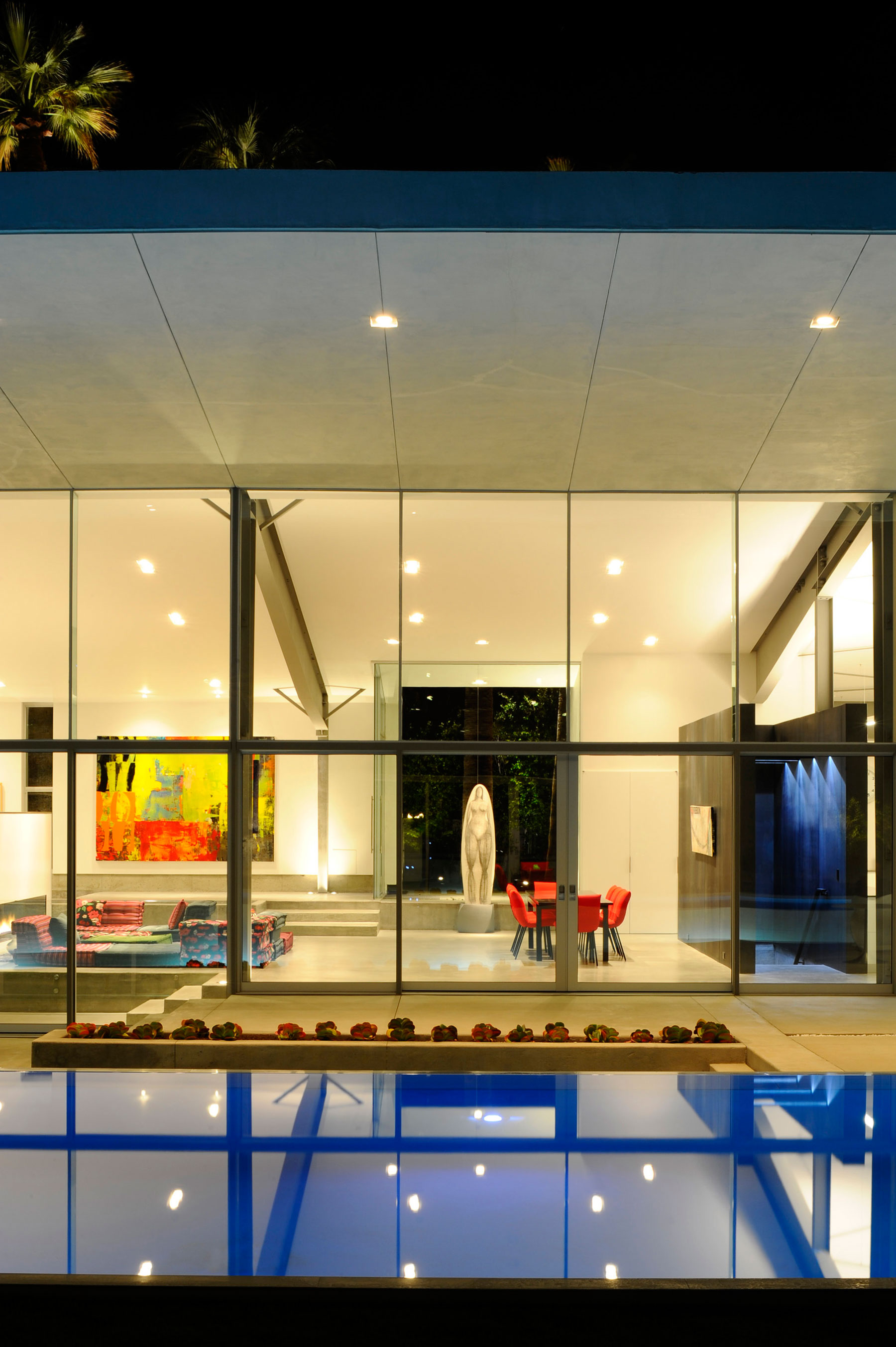 A Luxurious and Elegant Modern Home with Beautiful Views in Palm Springs, California by Sander Architects (13)