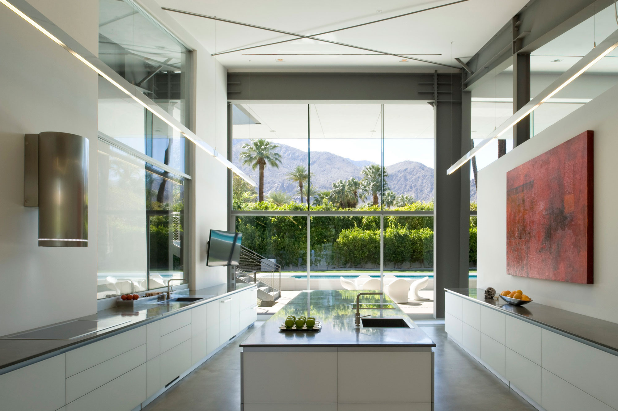 A Luxurious and Elegant Modern Home with Beautiful Views in Palm Springs, California by Sander Architects (7)