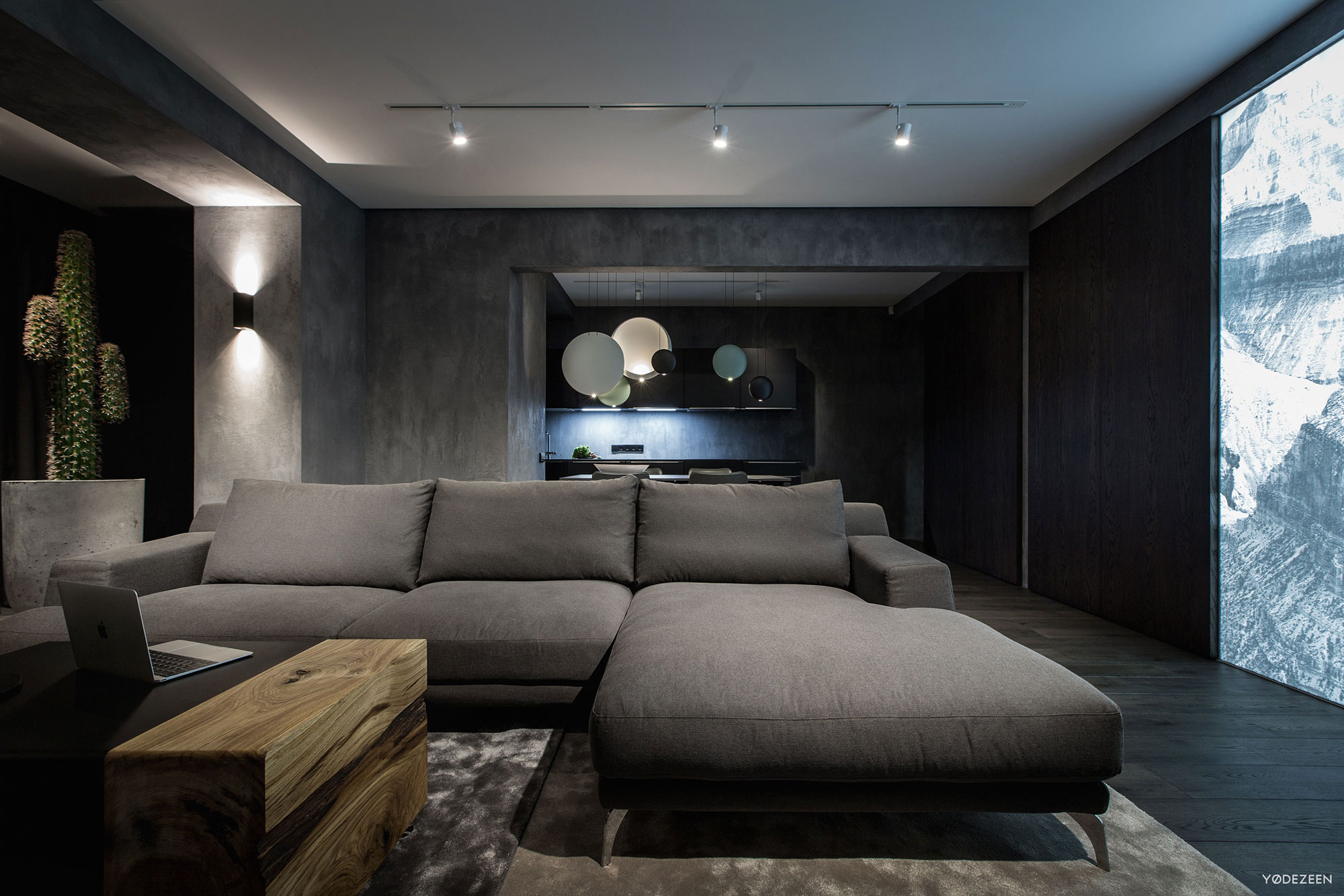 A Modern Home with Sophisticated and Twilight Interiors in Kiev, Ukraine by Yodezeen (13)