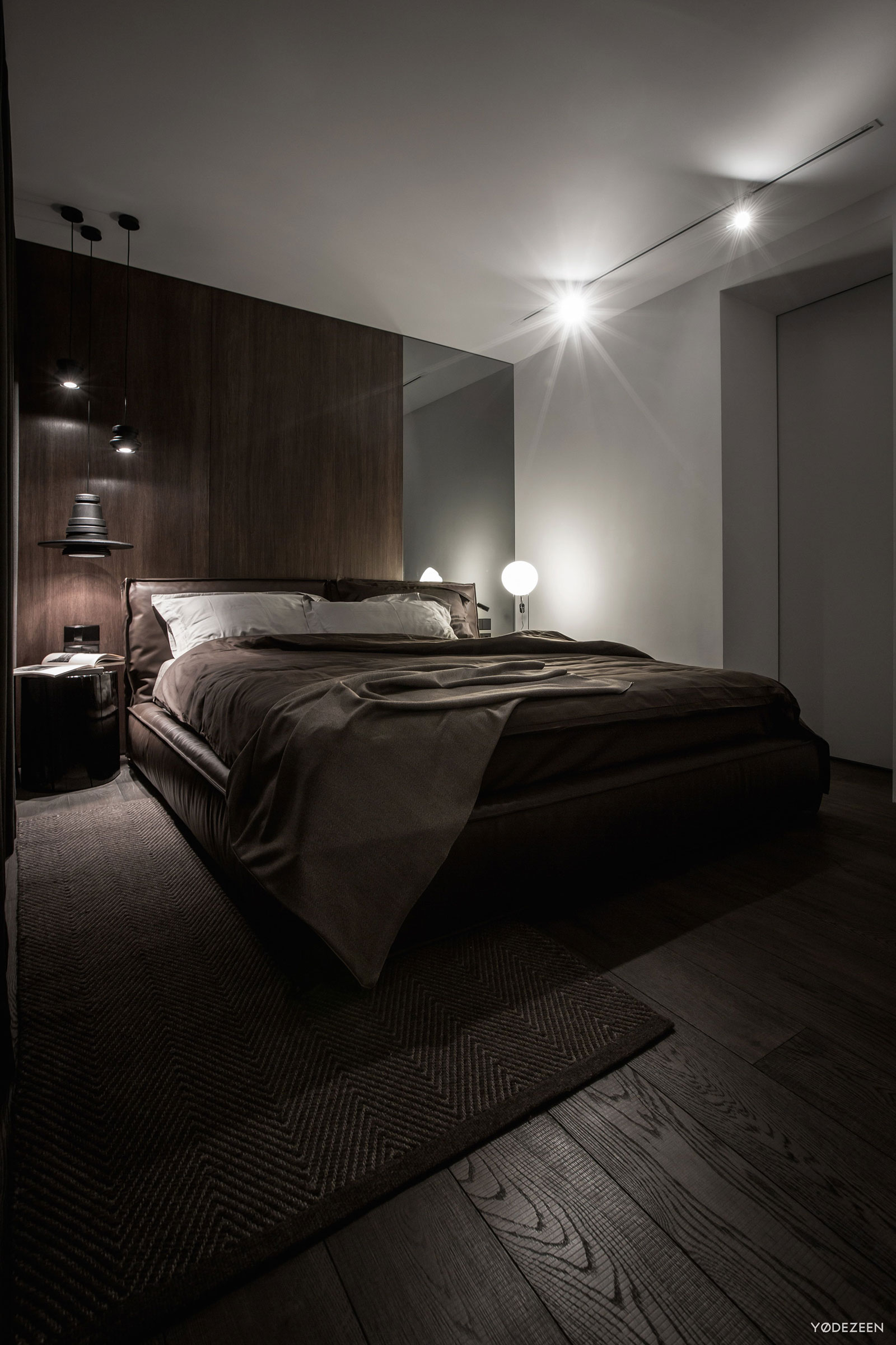 A Modern Home with Sophisticated and Twilight Interiors in Kiev, Ukraine by Yodezeen (25)