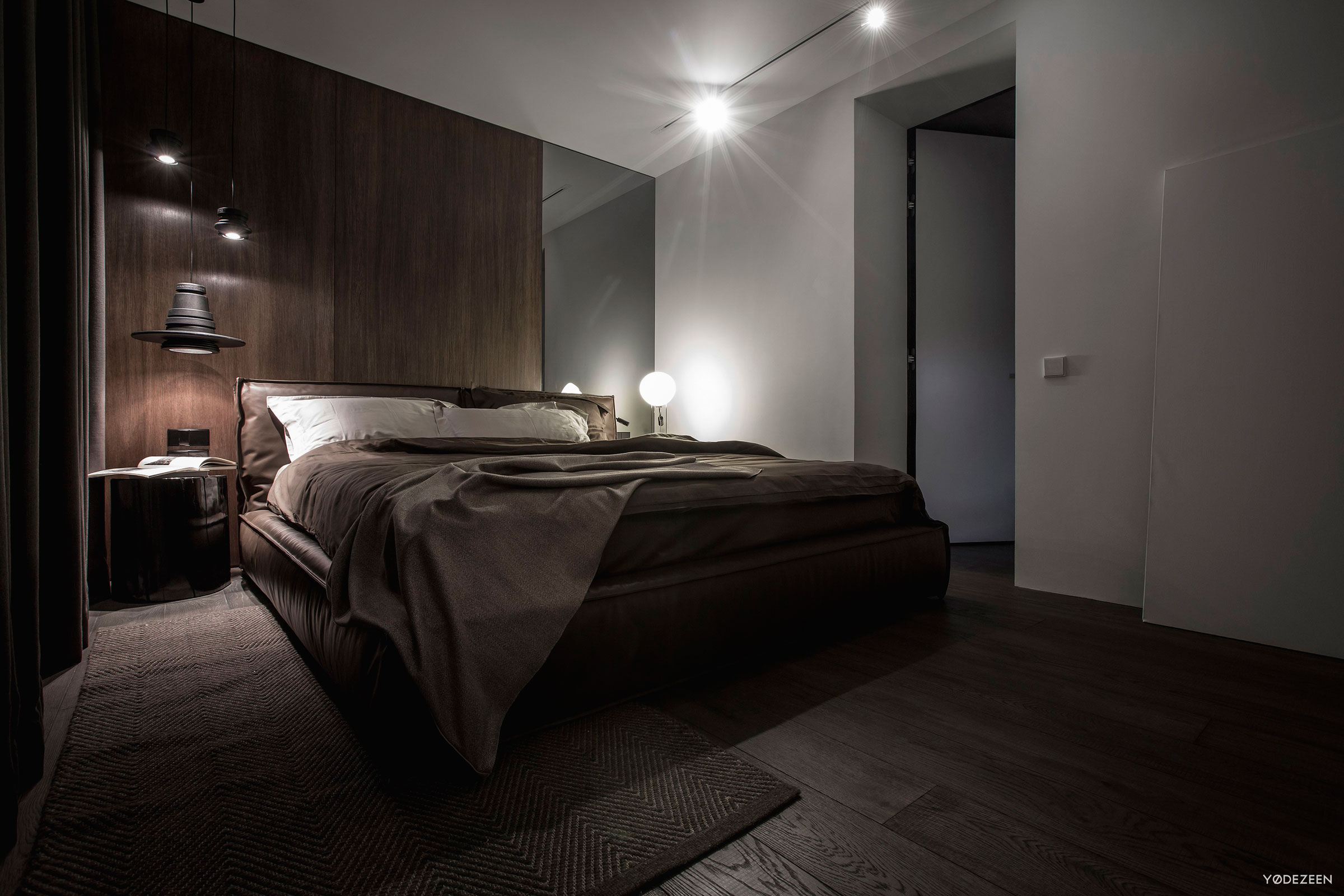 A Modern Home with Sophisticated and Twilight Interiors in Kiev, Ukraine by Yodezeen (26)